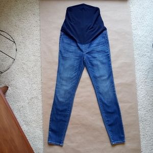 NWT Madewell Maternity Over Belly Skinny Jeans 27
